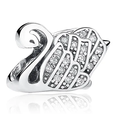 925 пробы, серебряный, лягушка, змея, кот, тигр, панда, милые животные, бусины, подвески, подходят для браслетов Pandora, подвески, серебро, 925 - Окраска металла: Посеребренный