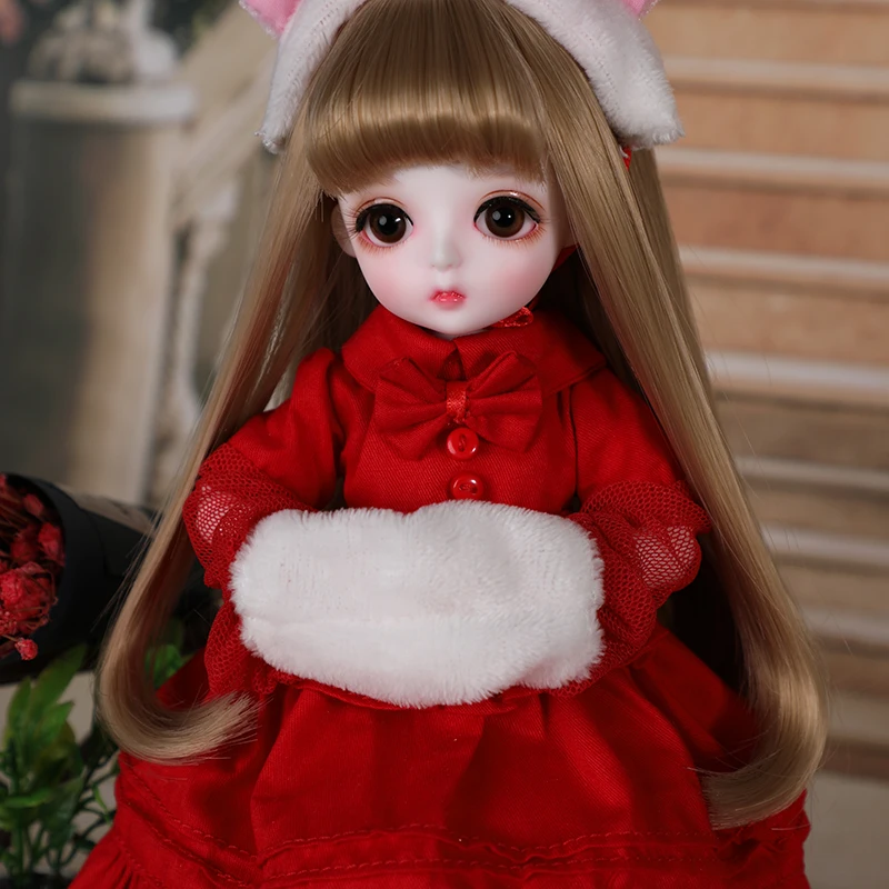 Полный комплект 1/6 BJD кукла милая кукла Miu для со стеклянными глазами Девочка День рождения Рождество подарок на год