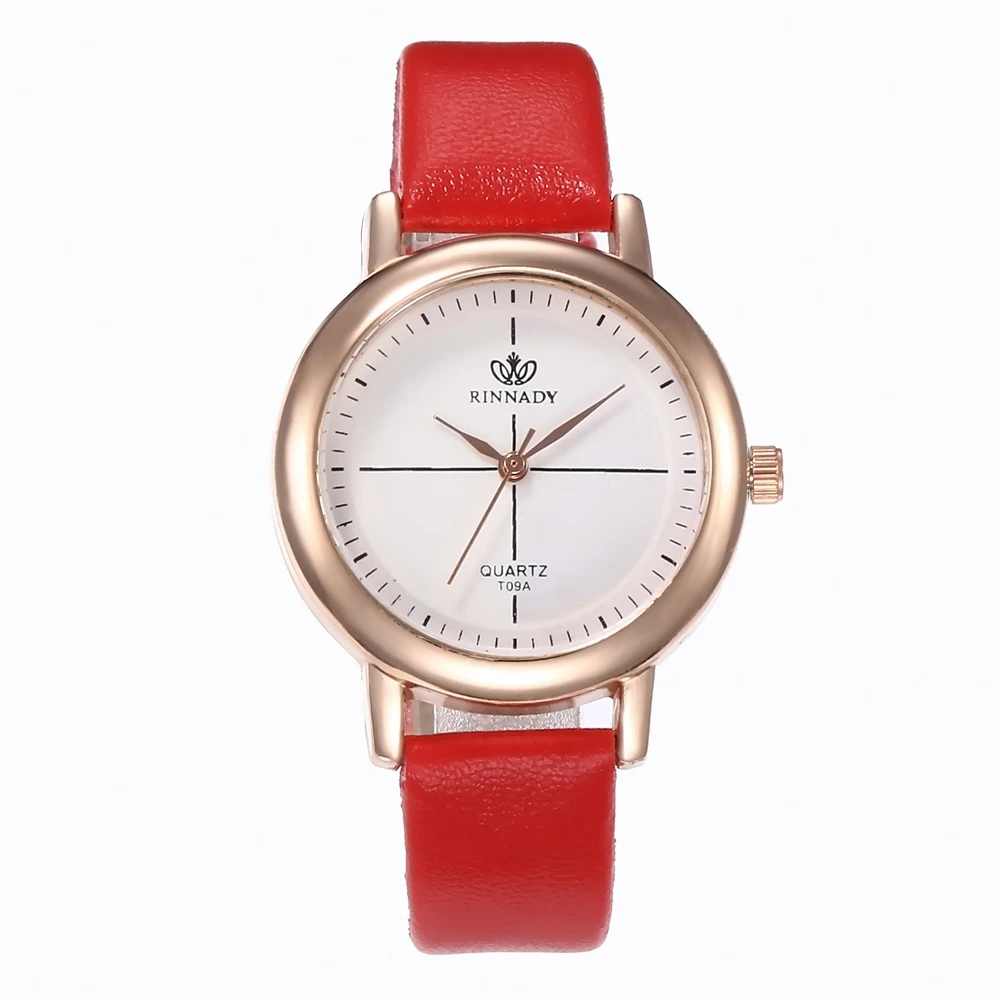 Лидер продаж Reloj Mujer Очень шикарные стильные женские классические кварцевые наручные часы из нержавеющей стали часы-браслет элегантные женские часы - Цвет: Красный
