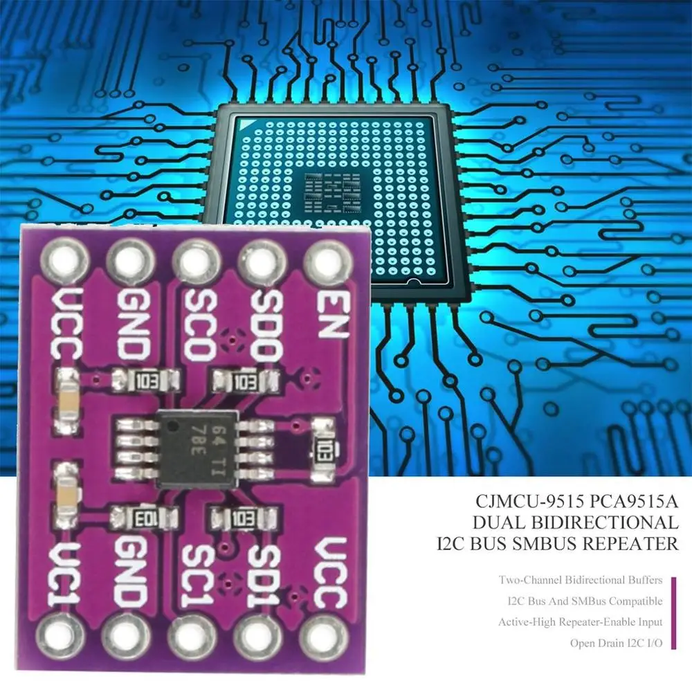 CJMCU-9515 модуль IEC PCA9515A 400 кГц двойной двунаправленный повторитель модуль макетная плата SMBus повторитель