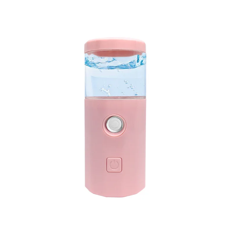Pink Перезаряжаемый USB портативный нано-распылитель для лица, распылитель для лица, распылитель для тела, увлажнение парохода, мини-инструменты для ухода за кожей - Цвет: Pink