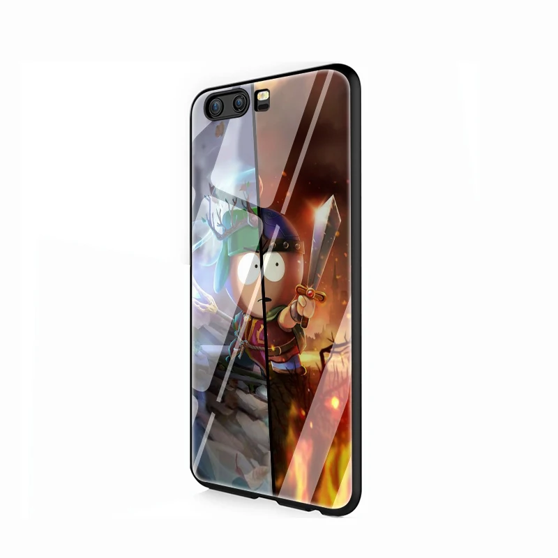 EWAU аниме Southpark чехол из закаленного стекла для телефона для huawei P10 P20 P30 Lite Pro P Smart - Цвет: G9