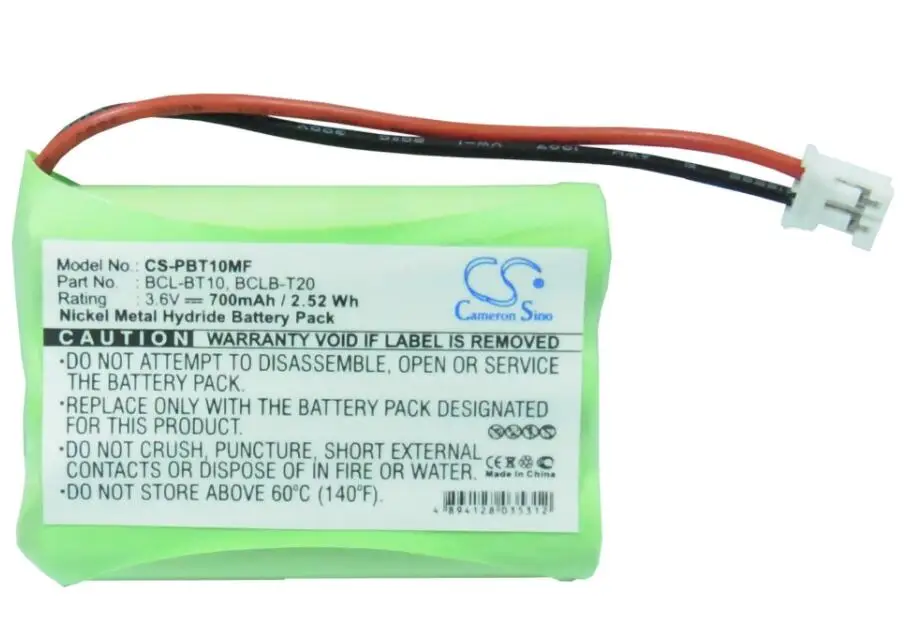 Cameron sino 700 мА/ч, батарея для BROTHER BCL-100 200 300 300D 400 500 500s D10 D20 D70 FAX-1960C IntelliFax-1960c 2580c MFC-2580c