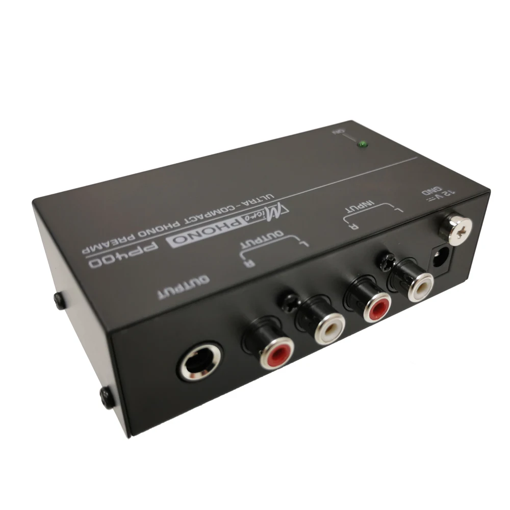 Ультракомпактный Phono предусилитель с Rca 1/4 дюйма ТРС интерфейсы предварительно