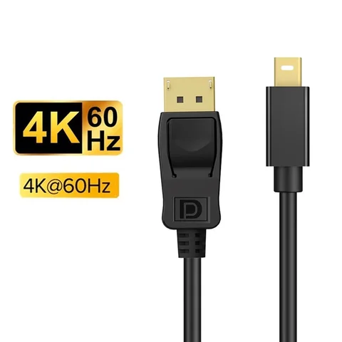 2 Mini Display port Cable Mini DP Cable to DisplayPort 1.4 8K Adapter for Macbook Pro Air Projector 4K Mini DP Cable