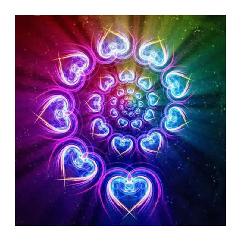 Loving heart 23 DIY полная дрель алмазная живопись квадратный/pebble круглый бриллиант для украшения дома Новое поступление подарок на день Святого Валентина украшения - Цвет: Loving heart 23