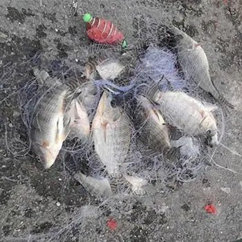 

Nylon Fishing Net Design Copper Spring Shoal Throw Trolling Netting Fishing Tackle Hollow Net Random Color