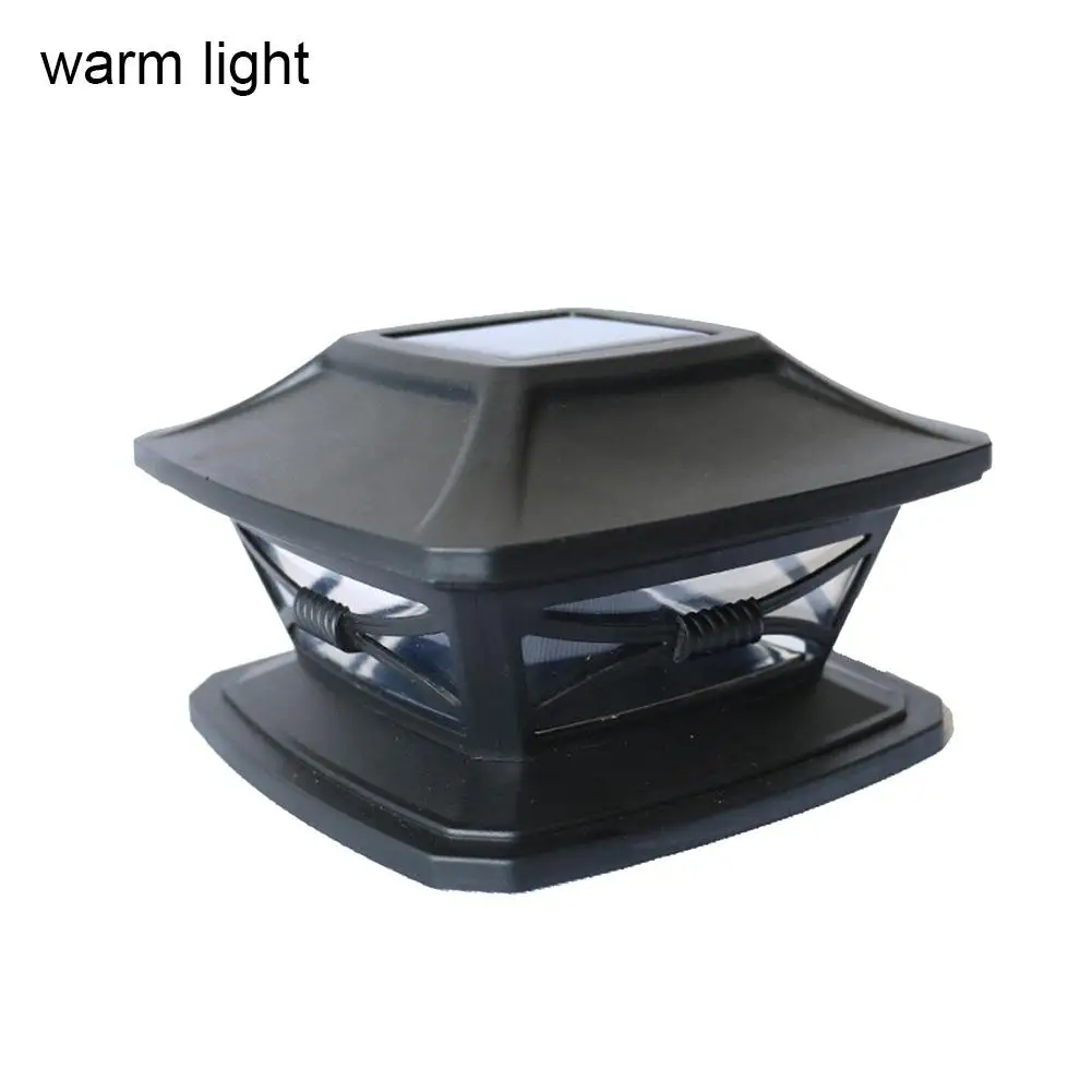 LED Solar Post Cap Lights Decorative Light for Outdoors Fence Courtyard Garden Patio