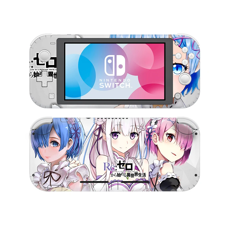Nind Switch Lite аниме пользовательские наклейки протектор кожи для nintendo Switch Lite консоль и контроллер наклейка аксессуары
