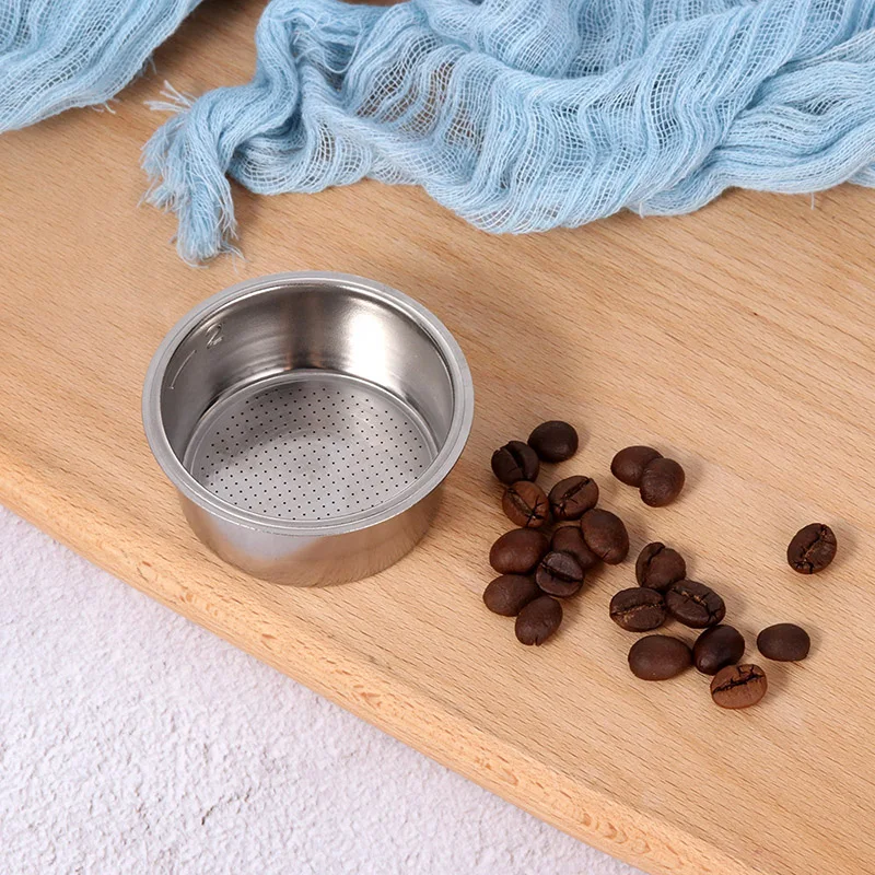 

Hot Sale Non Pressurized Stainless 51mm Coffee Filter Basket Pressurized For Breville/Delonghi/Krups Kits breville filter