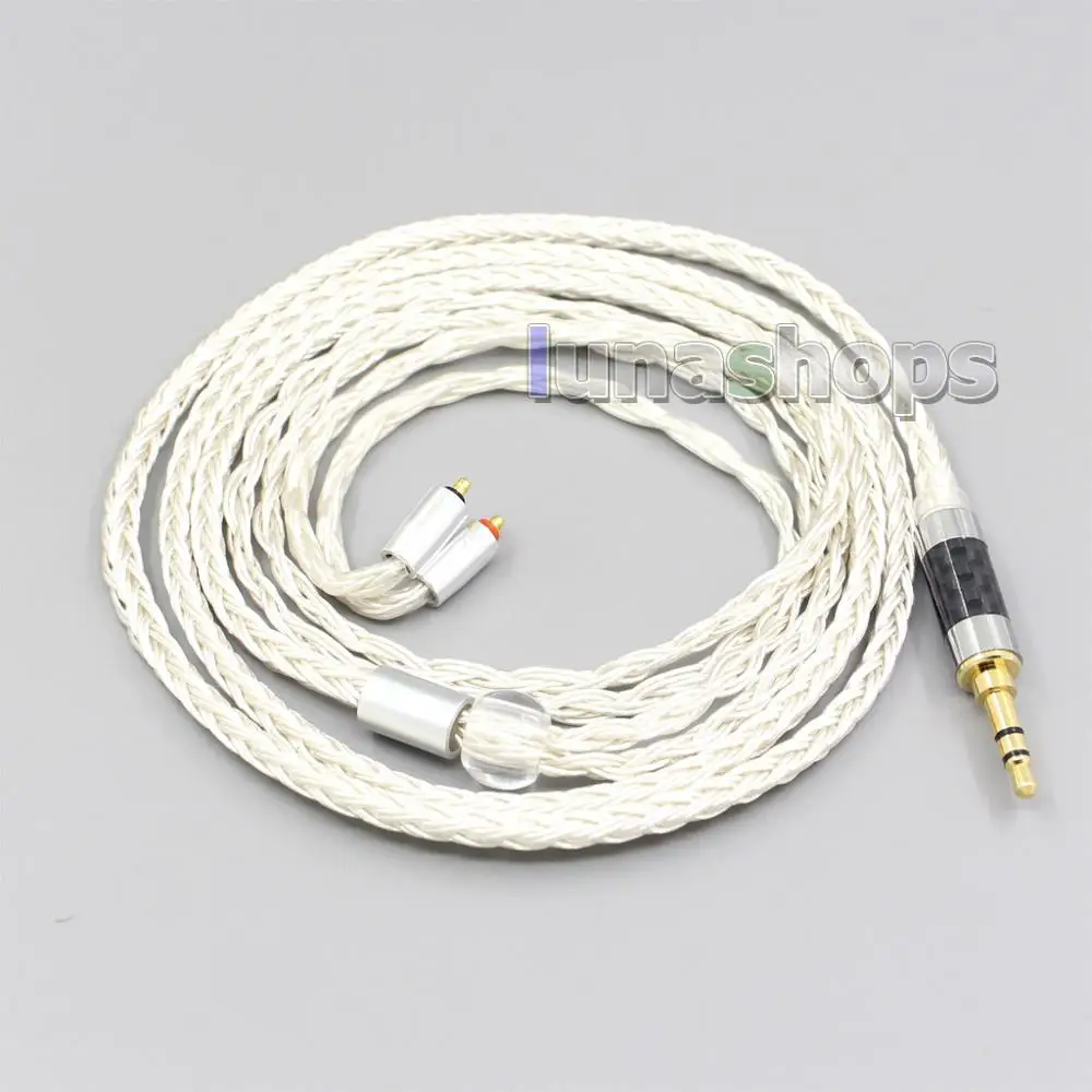 LN007218 16 Core OCC Silver Plated Headphone Earphone Cable For UE Live UE6 Pro Lighting SUPERBAX IPX