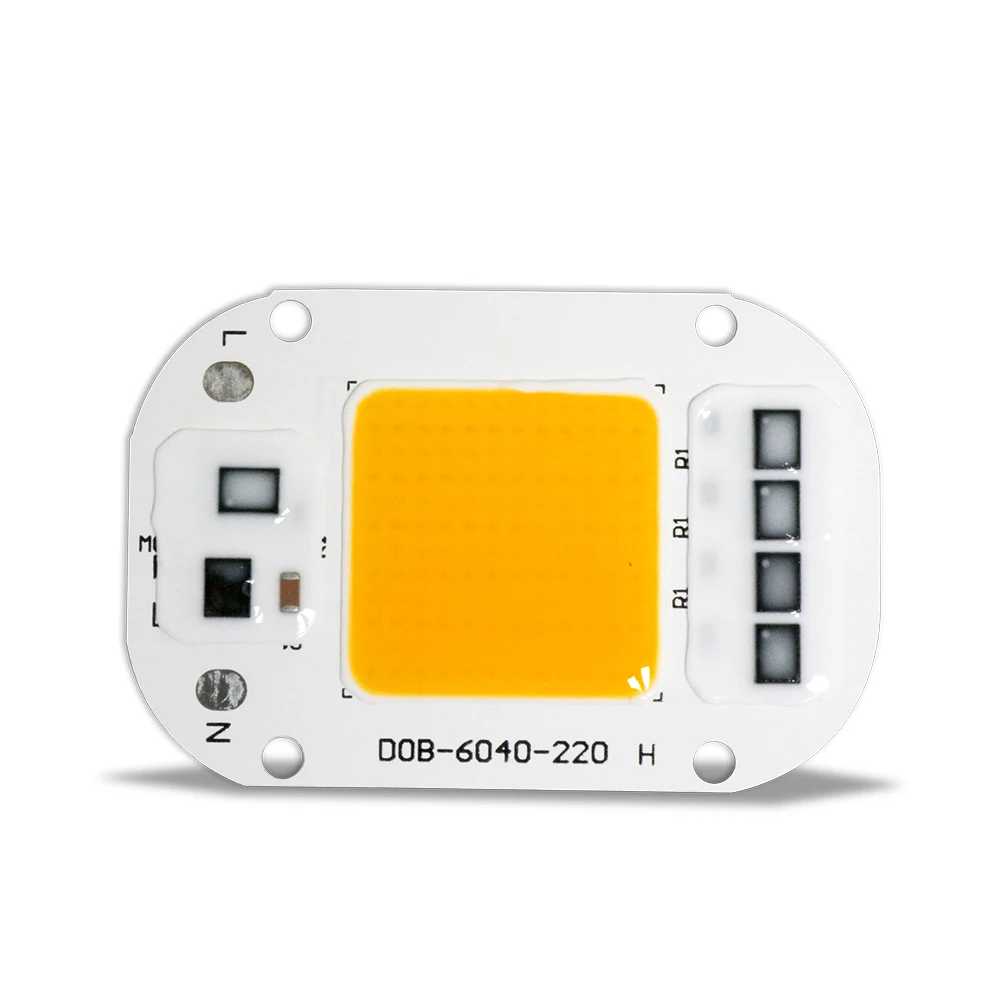 COB LED lampada Bead Chip Smart IC non c' è bisogno di Driver AC 220V 240V 20W 30W 50W modulo DOB per pianta fai da te coltiva la luce LED lampadina di inondazione