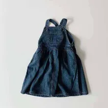 Корейское популярное милое детское платье для отдыха с большим карманом для девочек Новое весеннее платье без рукавов для девочек