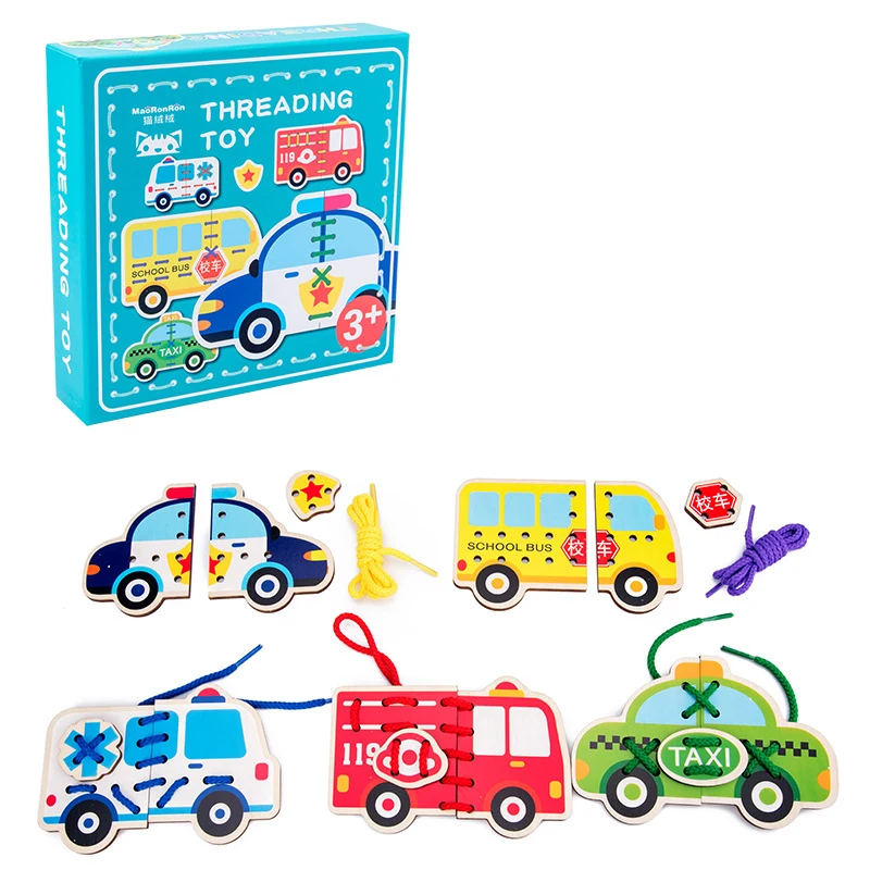 

Wooden Montessori Toys Worm Puzzles Kids Colorful Didactic Baby Development Montessori Educational Wooden Toys for Children