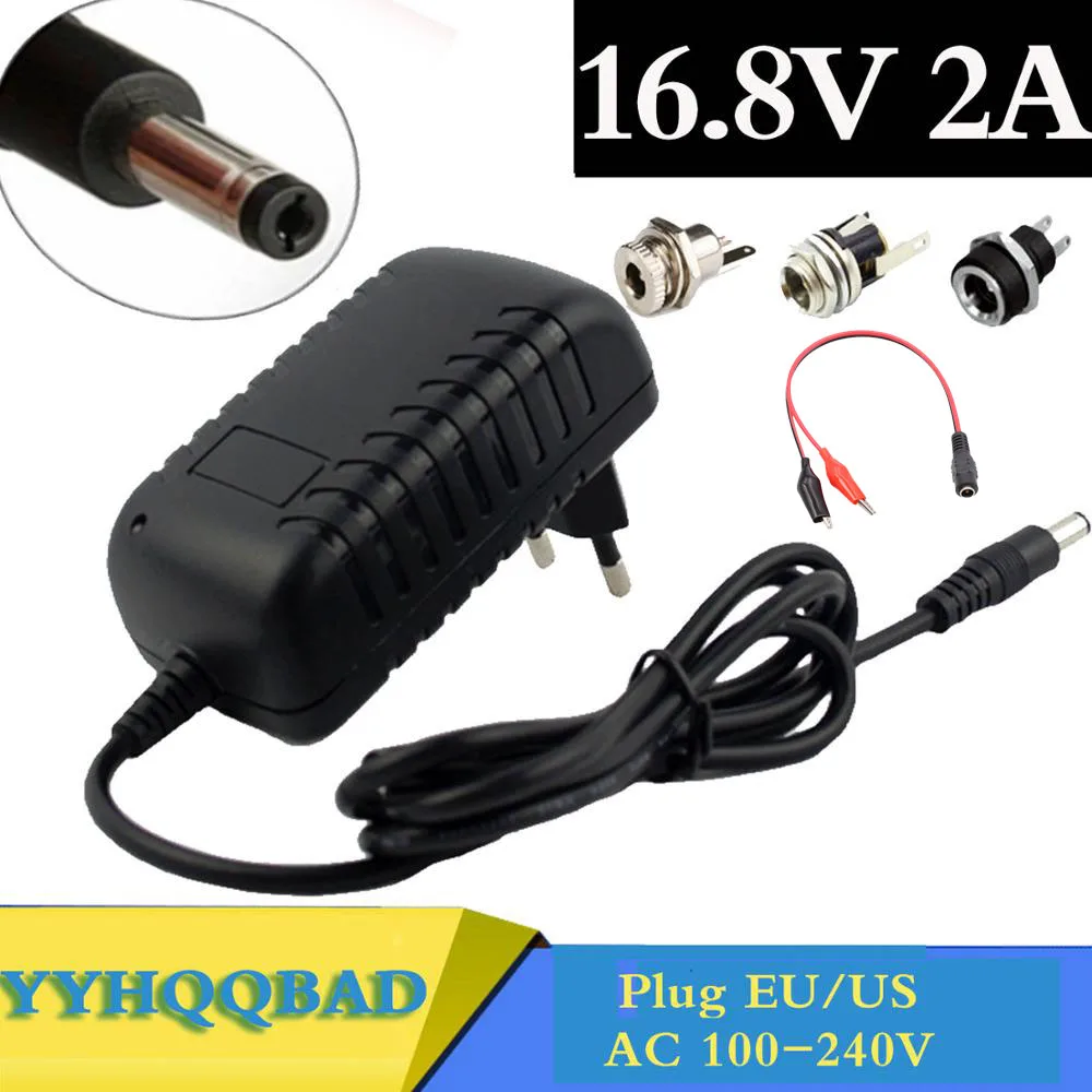 Cargador De Batería Ac100-240v Dc 16.8v 2a Alimentación De R | Cuotas