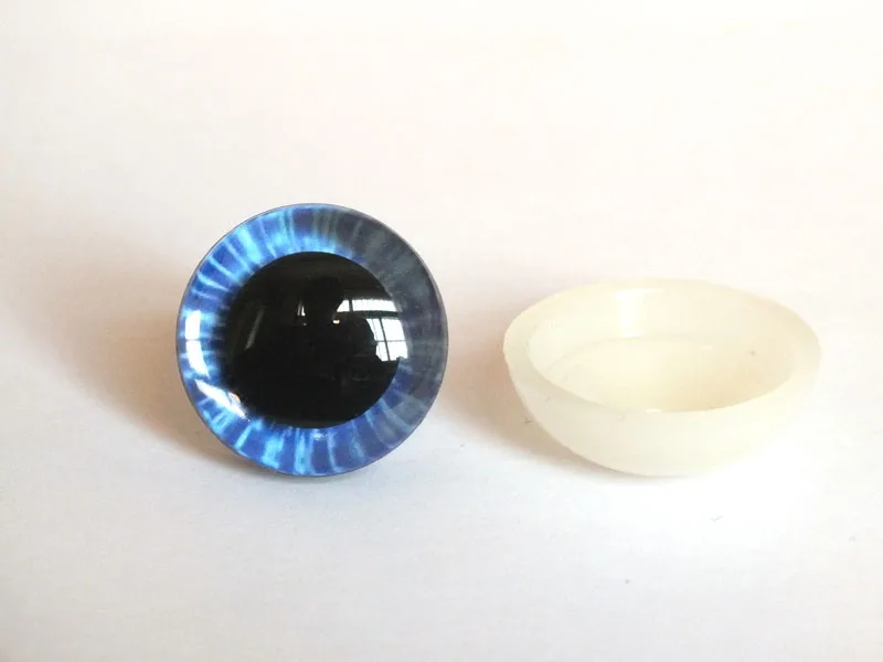 Glass doll eyes,doll eyes,doll eyewear accessories,doll accessories 20pcs 12/14/16/18/20/25/30/35/40mm 3D safety toy eyes Color Doll Eyes DIY + glitter Nonwovens-Can choose size and color