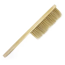 ABKT-Pig Bristles Beekeeping Bee Brush with Wooden Handle Beekeepers Hive Tool