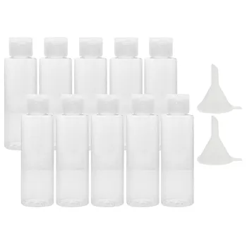 

10 PCS 100ml Clear Disinfection Alcohol Empty Spray Bottles Travel Bottles Set Lotion Shower Gel Shampoo Container Spray Bottle