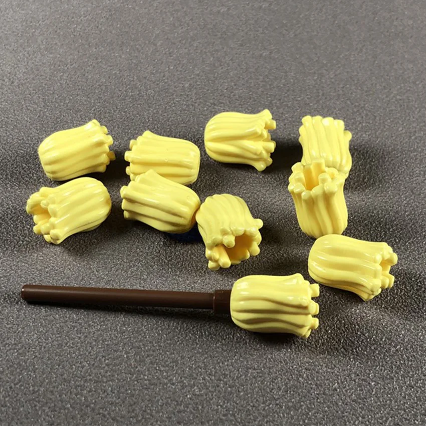 10 шт./компл. инструмент для чистки швабра строительные блоки MOC фигурки