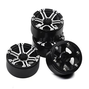 

280g 4PCS/lot RC 1.9 Alloy Beadlock Crawler Wheel Rims For 1:10 RC Car Climb SCX10 Tamiya CC01 1.9 inch Beadlock Wheel Hub