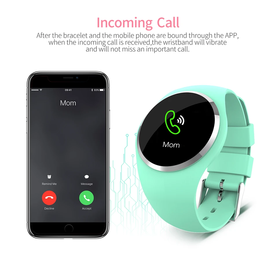LIGE новые модные часы Smart Watch Для женщин физиологические напоминание о частоте пульса крови Давление монитор спортивные часы для IOS и Android