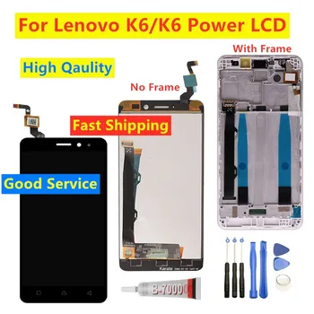 

100% Tested 5.0" LCD For Lenovo K6 k33b36 k33b37 K6 Power K33a42 k33a4 LCD Display + Touch Screen Assembly Replacement