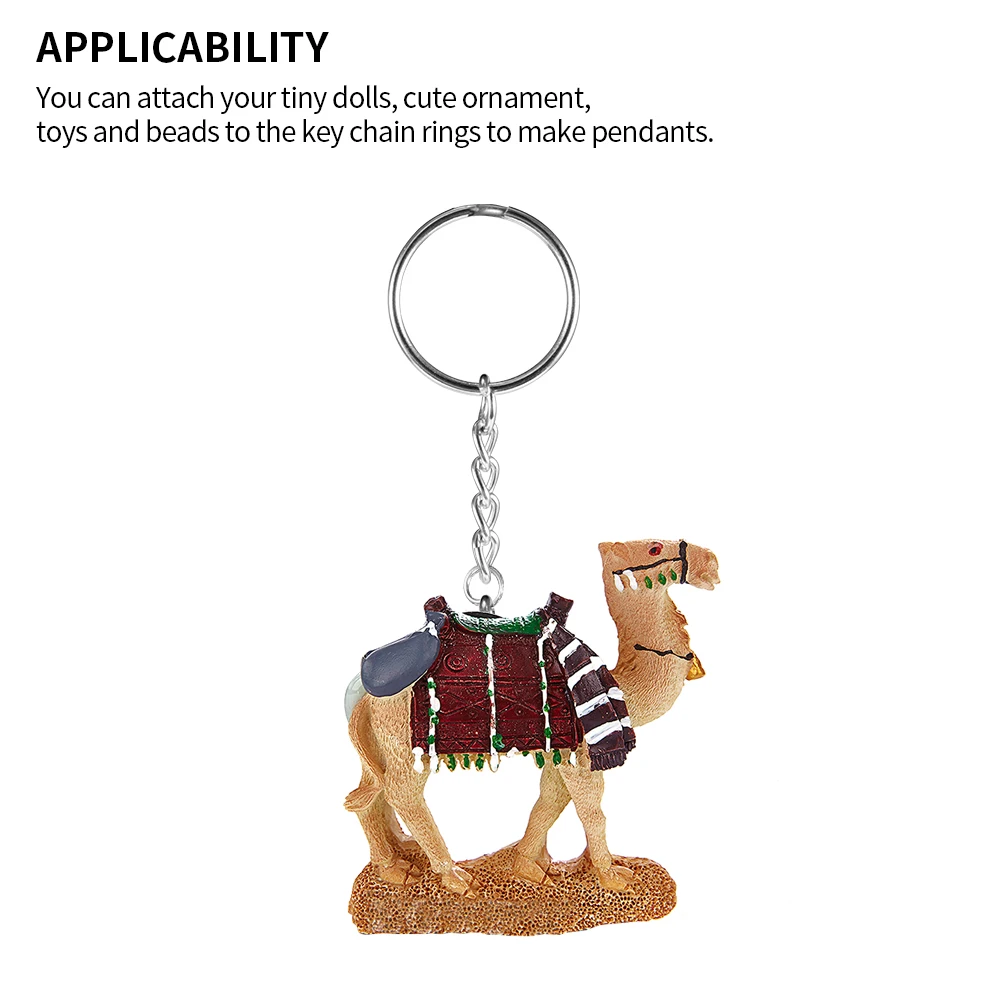 100 шт. набор металлических брелоков для ключей|Поделки своими руками| |