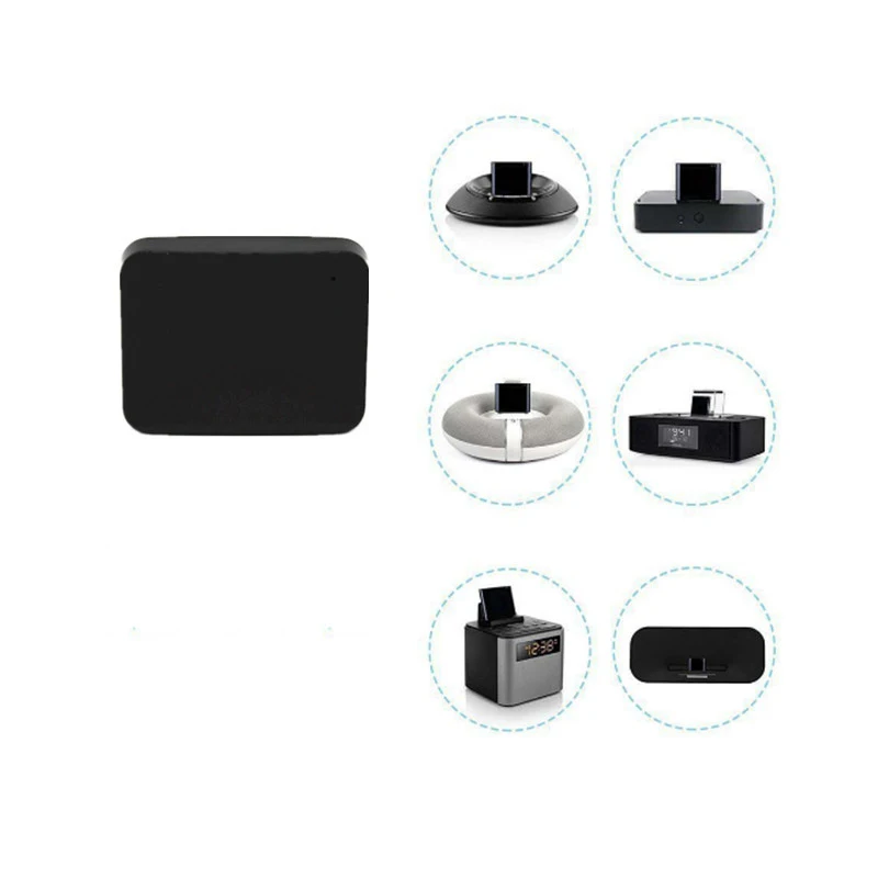 Bluetooth 5.0 Mini 30Pin Music Receiver A2DP Wireless Stereo Audio 30 Pin Adapter For Bose Sounddock II 2 IX 10 Portable Speaker