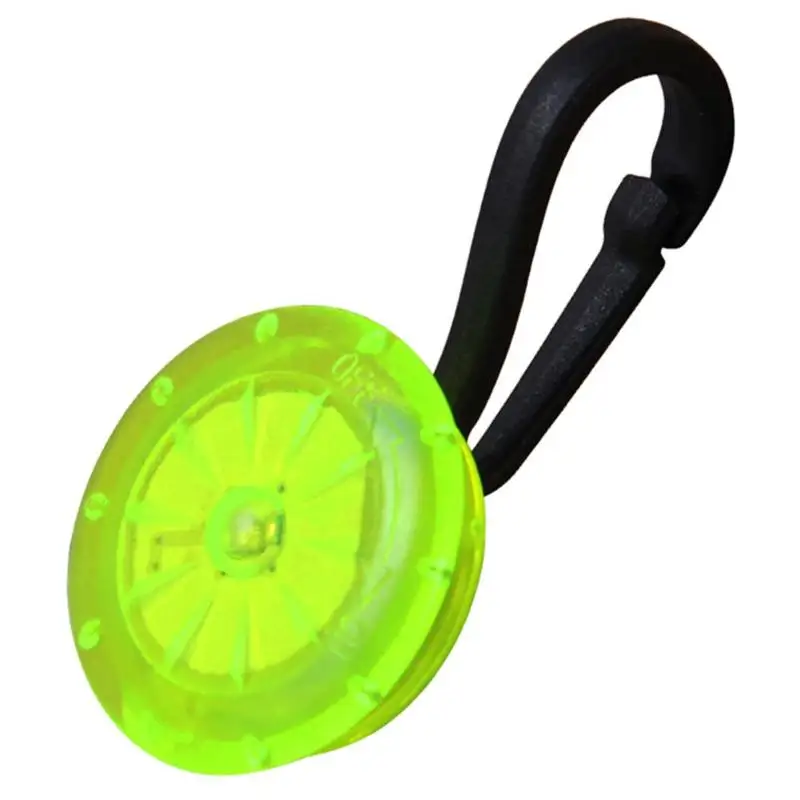 Спорт на открытом воздухе Мини светодиодный велосипед фара для рюкзака блестящая молния Pet фонарики - Цвет: Зеленый