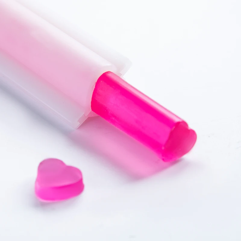 Heart shaped mold 3D форма для мыла для рук, форма цветка сливы, силиконовая трубка, колонна, форма для украшения торта, инструменты для выпечки, кондитерские формы для домашнего ремесла - Цвет: Heart shaped mold