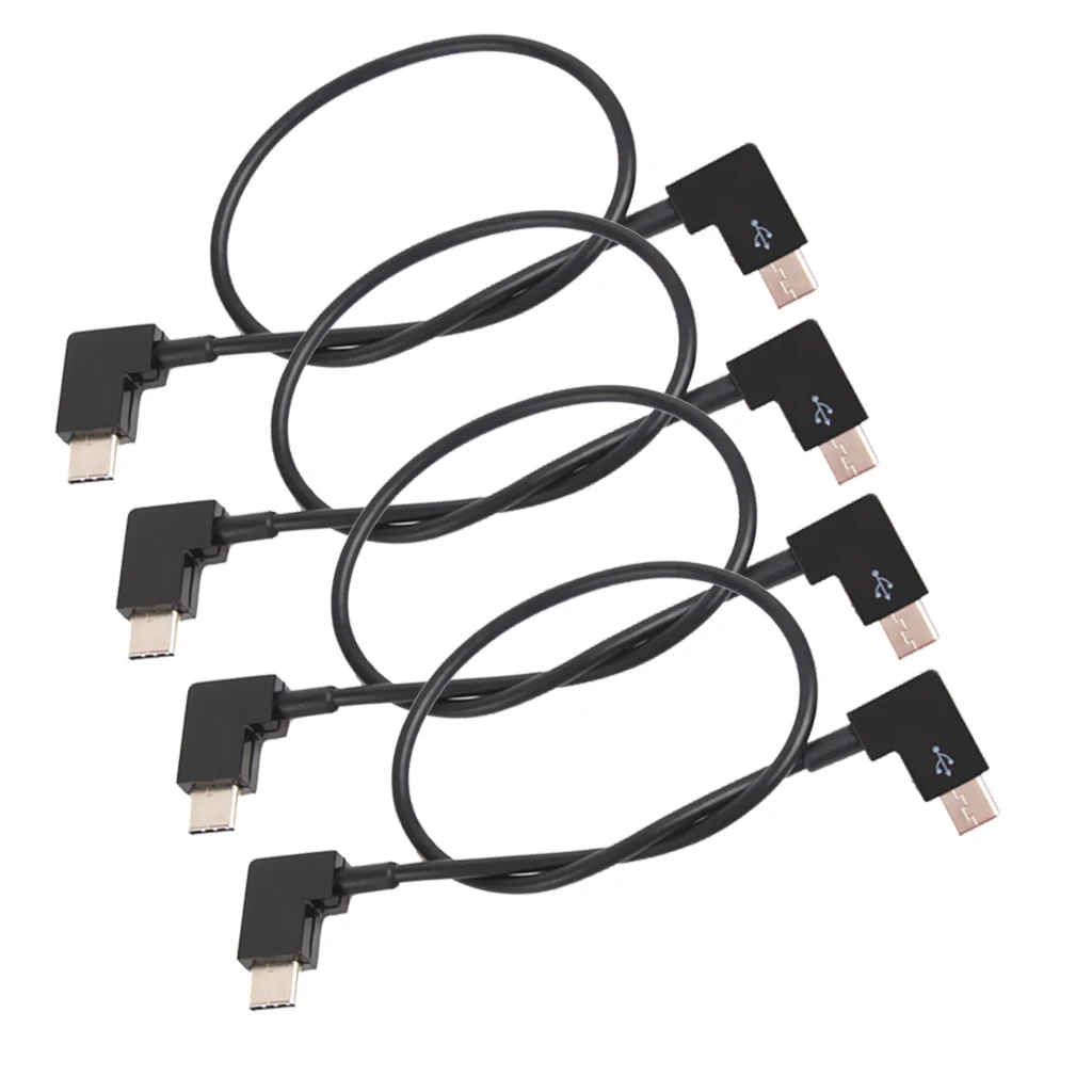 4 шт 30 см usb type-C to type-C короткий кабель, прямоугольный 90 градусов USB-C штекер для синхронизации данных/зарядный УДЛИНИТЕЛЬ шнур