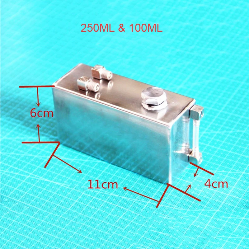100ml 250ml Stainless Steel Fuel Tank Diy Small Car Fuel Tank Model