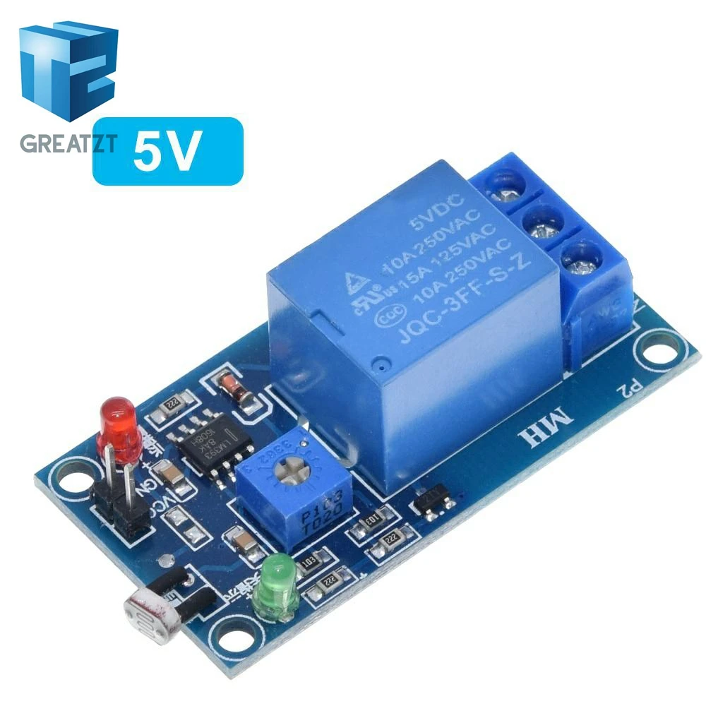 Сенсорный выключатель для освещения LDR реле фоторезистора модуль обнаружения