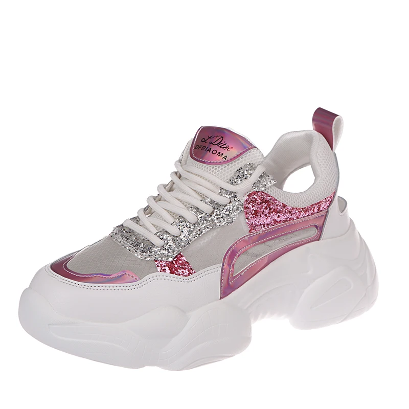 Женская обувь для бега увеличивающая рост 5 см кроссовки женская на высоком