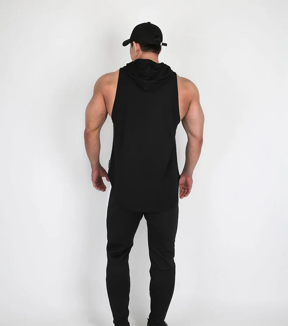 Muscle Dr. Brothers стиль летний Повседневный корейский стиль жилет мужской спортивный фитнес с капюшоном жилет одежда