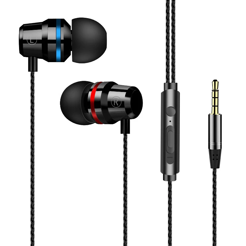 Наушники бас гарнитура DJ наушники металлические стерео с микрофоном для