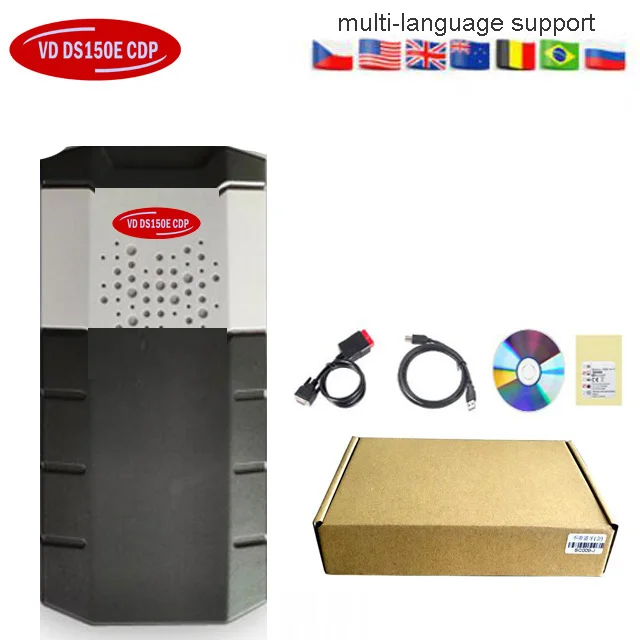 Высокое качество,0 keygen VD ds150e cdp Bluetooth для delphis autocomes автомобильные грузовики vd TCS CDP PRO OBD2 диагностический инструмент - Цвет: no bluetooth