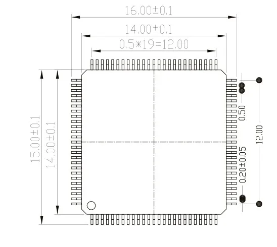 Qfp100 программист горящая база тестовая база tqfp100-0.5mm расстояние вниз нажатие пружинное сиденье
