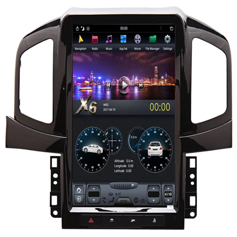 13," Tesla Android стерео радио аудио DVD gps навигация головное устройство Sat Nav для Chevrolet Captiva 2013