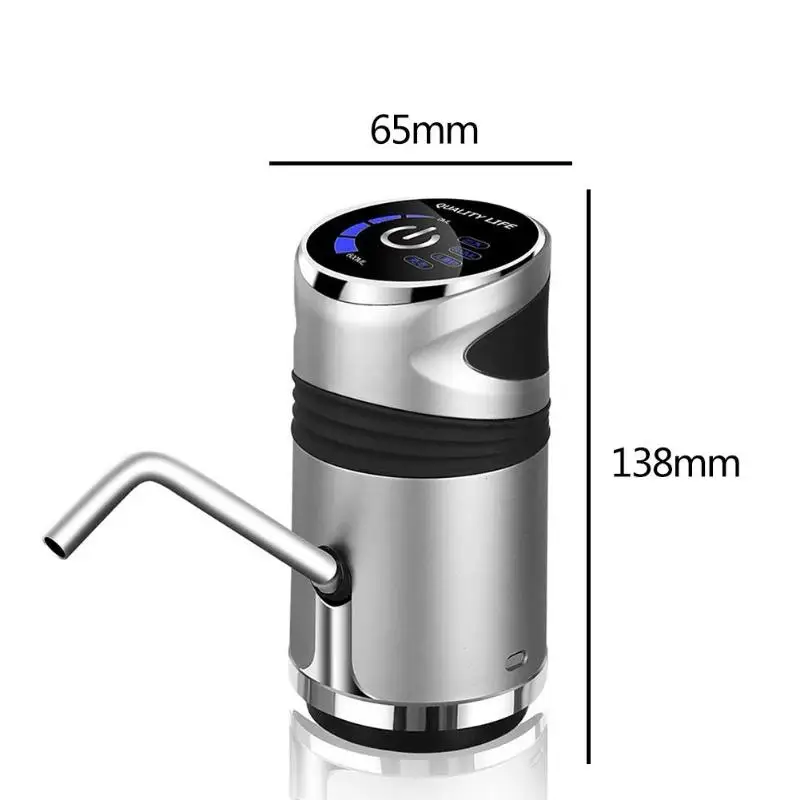 Practical Smart Wireless Electric Water Dispenser Portable Drinking Bottle Touch Switch Save Your Time and Energy& Convenience