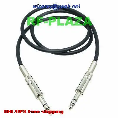 

DHL/EMS 20 pcs 6.35mm male 1/4" plug TRS stereo audio Headphones Cable L-2T2S Canare 3~12 Meter with one year warranty-A2