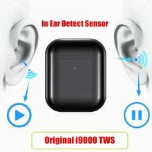i9000 TWS Реплика 1:1 AP 2 Pop Up беспроводной Bluetooth 5,0 Смарт сенсор наушники беспроводной зарядки Super Bass PK i60 i80