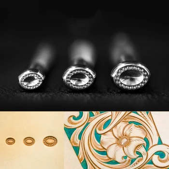 

Carving Leather Craft Stamps Leather carving embossing tool DIY handmade leather printing stamp Decorative pattern
