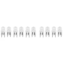 Top-10Pcs, супер яркий галогенный светильник G8, 20 Вт, галогенная лампа 220 В, теплая белая, прозрачная галогенная лампа G8 для помещений