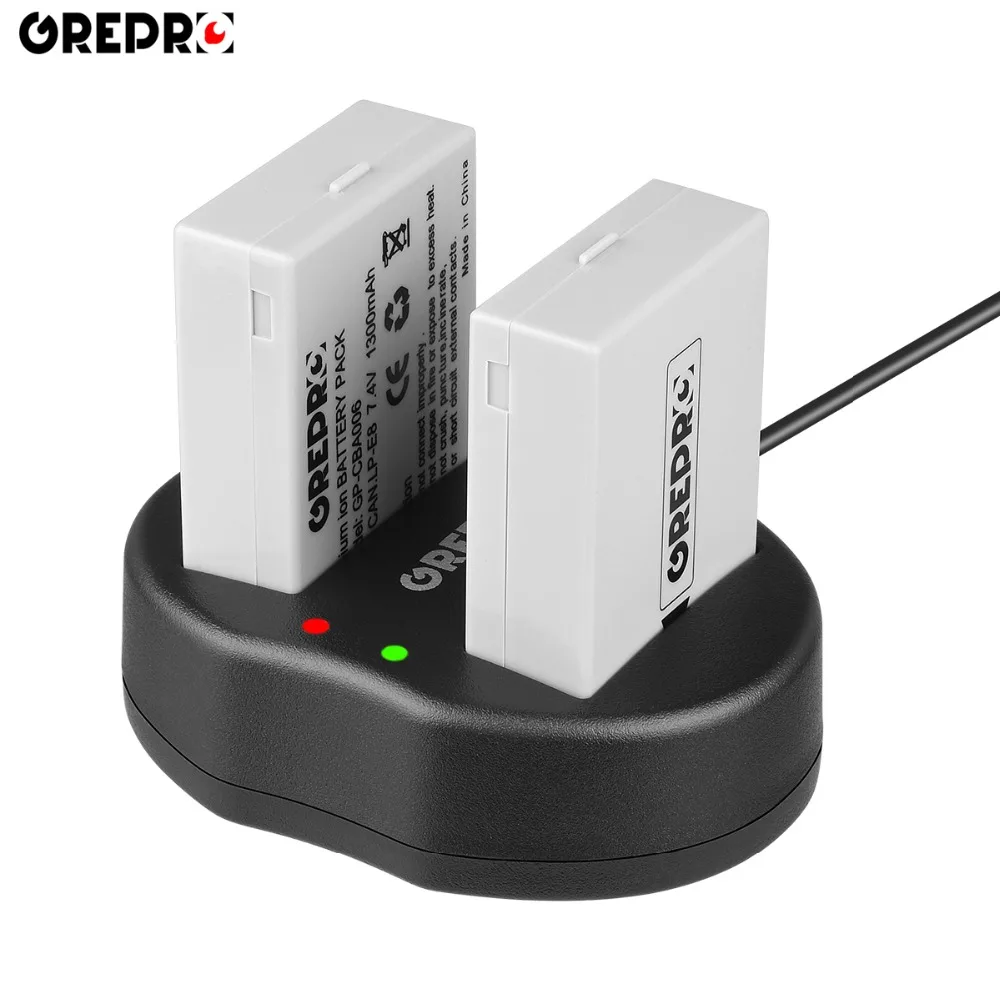 2 шт. 1300 мА/ч, LP-E8 LPE8 LP E8 батареи+ USB двойной Зарядное устройство для цифровой однообъективной зеркальной камеры Canon EOS 700D 650D 600D 550D поцелуй X4 X5 X6i X7i Rebel T2i T3i T4i