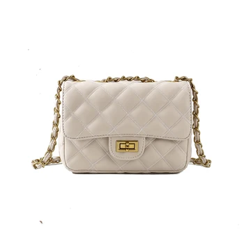 

iVog New Arrival Everyday Ladies Small Messenger Crossbody Handbag Black Chain Hand Fashion Bags for Women 2020