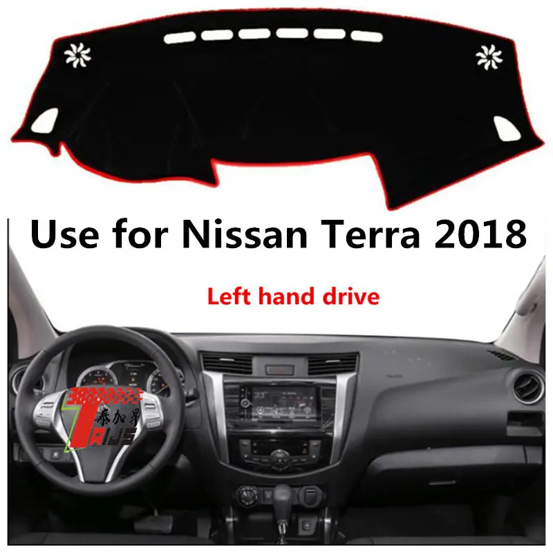 Taijs чехол для приборной панели автомобиля с левым приводом для Nissan Terra лавсан модный креативный коврик для приборной панели автомобиля для Nissan 18 Terra