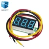 GREATZT – voltmètre numérique, 0.36 pouces, 0.36 pouces, rouge, vert, bleu, DC 0V-100V, trois lignes, 3 chiffres, affichage couleur led ► Photo 3/6