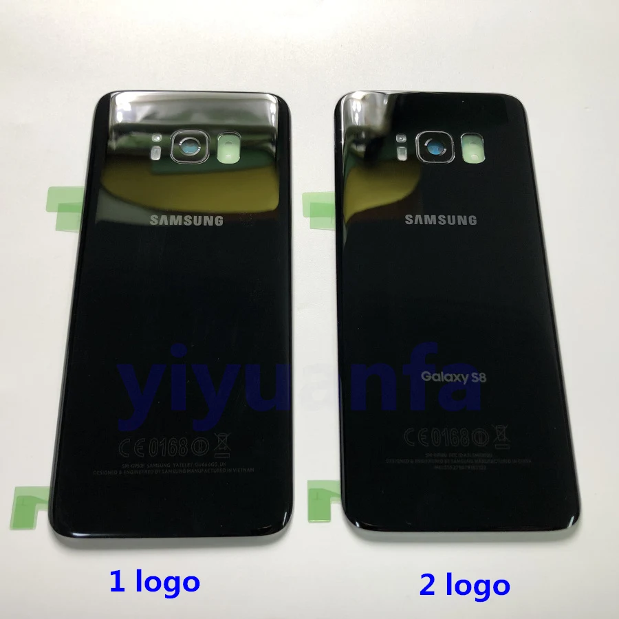 S8 аккумулятор задняя крышка стеклянная дверь Корпус Замена для samsung Galaxy S8 G950 G950F G950FD SM-G9500+ водонепроницаемый клей