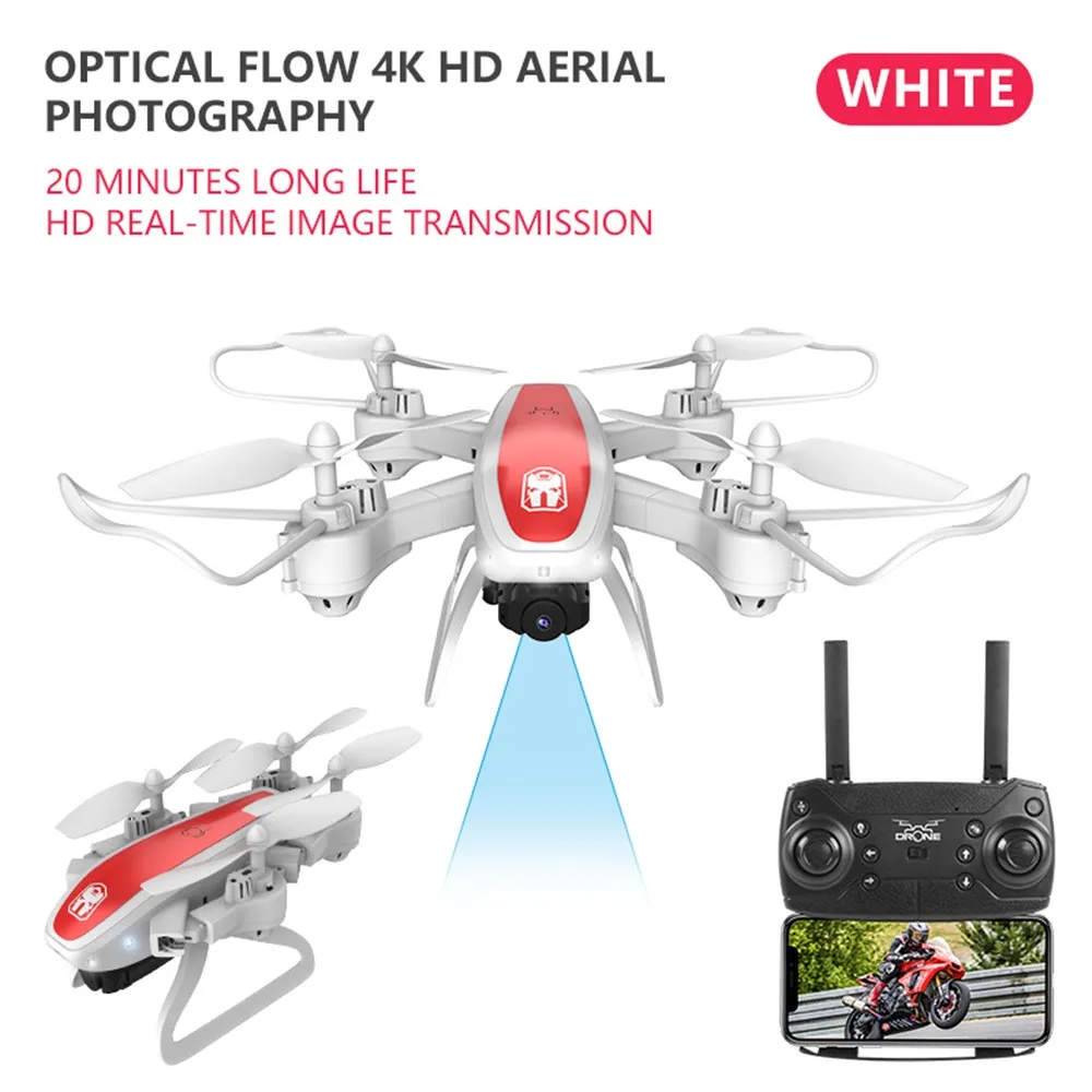 KY909 складной Профессиональный Дрон с камерой 4K HD WiFi FPV широкоугольный оптический поток RC Квадрокоптер вертолет игрушки